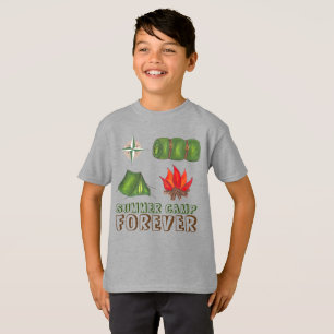 zomerkam voor 'Compass Slaap Tent Fire' T-shirt