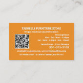 Zomerkamer - Meubelwinkel Verkoop Visitekaartje (Achterkant)