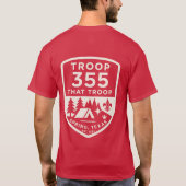 Zomerkamp 25 F/B T-shirt (Achterkant)