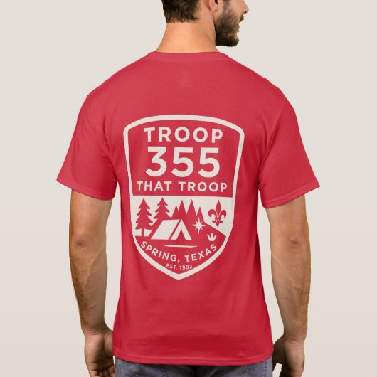 Zomerkamp 25 F/B T-shirt (Achterkant)