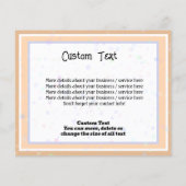 Zomerkamp Babysitting Dagopvang na schoolopvang Flyer (Achterkant)