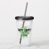 Zomerkamp Beer Tumbler Acryl Drinkbeker (Achterkant)