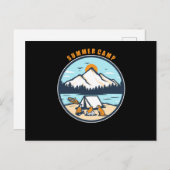 zomerkamp briefkaart (Voorkant / Achterkant)