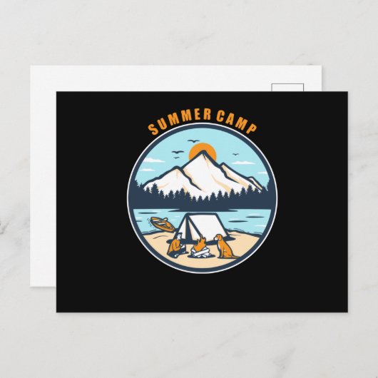 zomerkamp briefkaart (Voorkant / Achterkant)