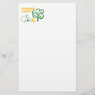 zomerkamp briefpapier