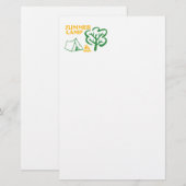 zomerkamp briefpapier (Voorkant / Achterkant)