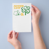 zomerkamp flyer (Hand)