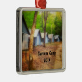 Zomerkamp hutten metalen ornament (Rechts)