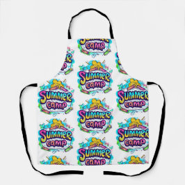 Zomerkamp - Kleurrijk zomerkamp Schort