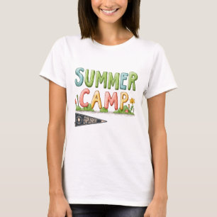 Zomerkamp - Kleurrijk zomerkamp T-shirt