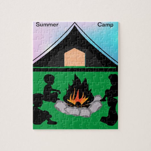 zomerkamp legpuzzel (Verticaal)