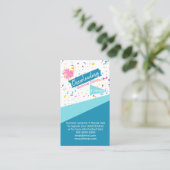 zomerkamp met cheerleo visitekaartje (Staand voorkant)