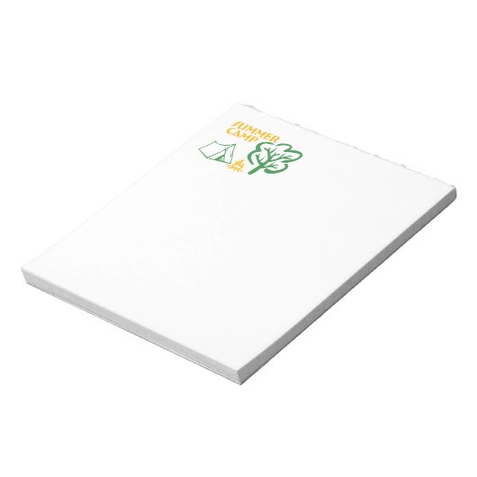 zomerkamp notitieblok (Linkerzijde)