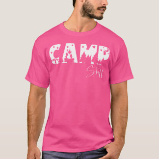 Zomerkamp Personeelsadviseur Camping Camper T-shirt