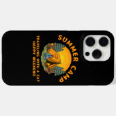 Zomerkamp reizen met een kat Case-Mate iPhone case (Achterkant (horizontaal))