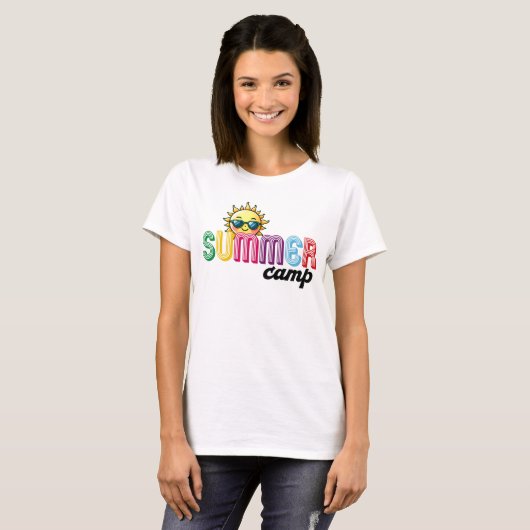 zomerkamp t-shirt (Voorkant volledig)