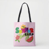 zomerkamp tote bag (Voorkant)