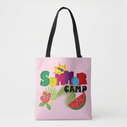 zomerkamp tote bag (Voorkant)