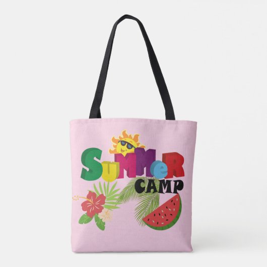 zomerkamp tote bag (Achterkant)