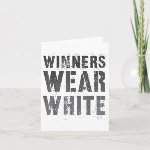 Zomerkamp Winnaars Draag White Competition Matchin Kaart
