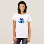 Zomerkat Miauw T-shirt (Voorkant volledig)