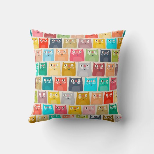 zomerkatten kussen (Achterkant)