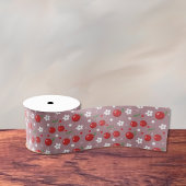  zomerkersenpatroonlint grosgrain lint
