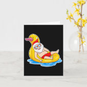 Zomerkerst in juli Tropical Santa Pool op Su Kaart (Gele Bloem)