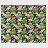 Zomerkerstkatoenpatroonpapier Cadeaupapier (Vlak)