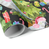 Zomerkerstkatoenpatroonpapier Cadeaupapier (Rol Hoek)