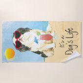 Zomerkeukenhanddoek Strandlaken (Voorkant)