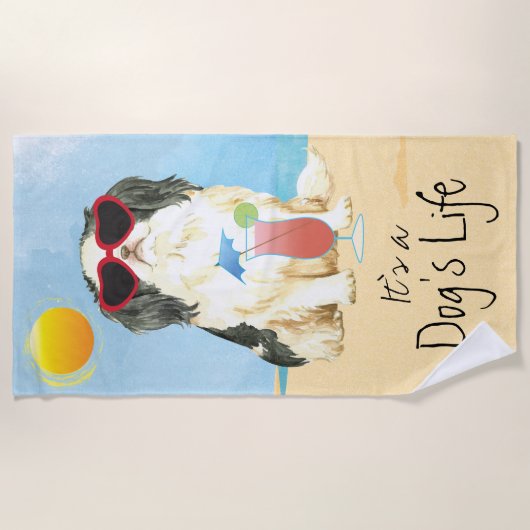 Zomerkeukenhanddoek Strandlaken (Voorkant)