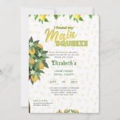 Zomerklaar | Bruidsbruiloft met een leuke citroens Kaart (Voorkant)