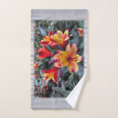 zomerkleuren bad handdoek (Handdoek)