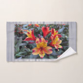 zomerkleuren bad handdoek (Handdoek)