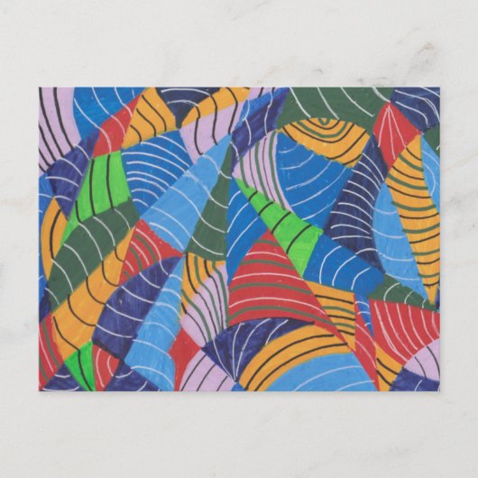 Zomerkleuren Briefkaart (Voorkant)