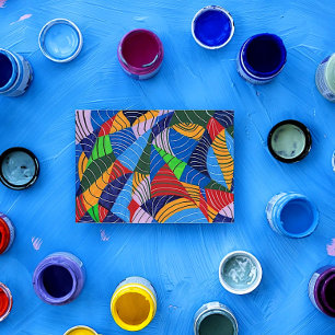 Zomerkleuren Briefkaart