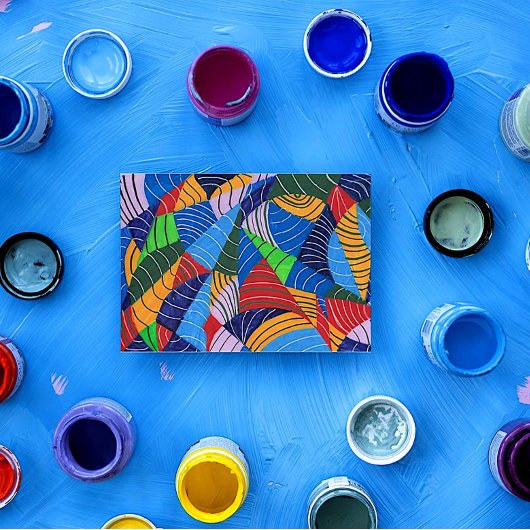 Zomerkleuren Briefkaart