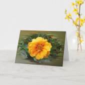 zomerkleuren kaart (Gele Bloem)