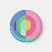 Zomerkleuren magneet (Voorkant)