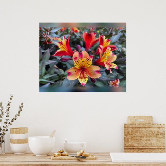 zomerkleuren poster (Keuken)