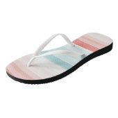 zomerkleuren retro teenslippers (Schuin)