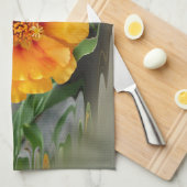 zomerkleuren theedoek (Quarter Fold)
