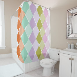 Zomerkleurenpatroon Douchegordijn