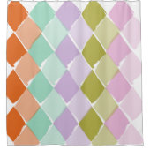 Zomerkleurenpatroon Douchegordijn (Voorkant)