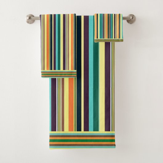 zomerkleurenstrips bad handdoek (Insitu)
