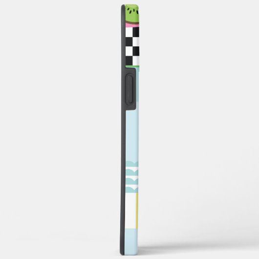 zomerkleurige mozaïek, watermeloenkiwi-vruchten t Case-Mate iPhone case (Achterkant / Rechts)