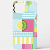zomerkleurige mozaïek, watermeloenkiwi-vruchten t Case-Mate iPhone case (Achterkant)