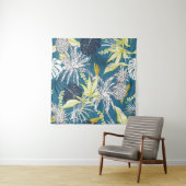 zomerkleurige tropische bosbladeren en vruchten  wandkleed (In situ)