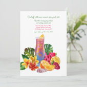 Zomerkoelers uitnodiging (Staand voorkant)